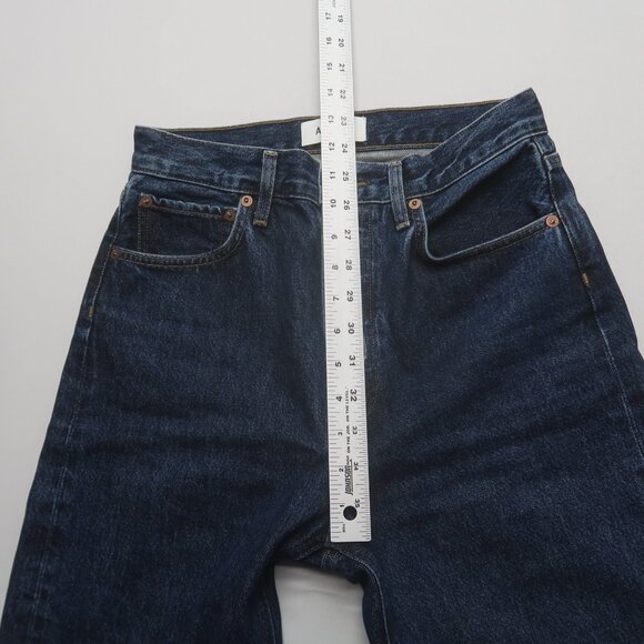 Agolde 90s Pinch High Rise Straight Jeans in Pendulum Size 26 - Picture 13 of 14